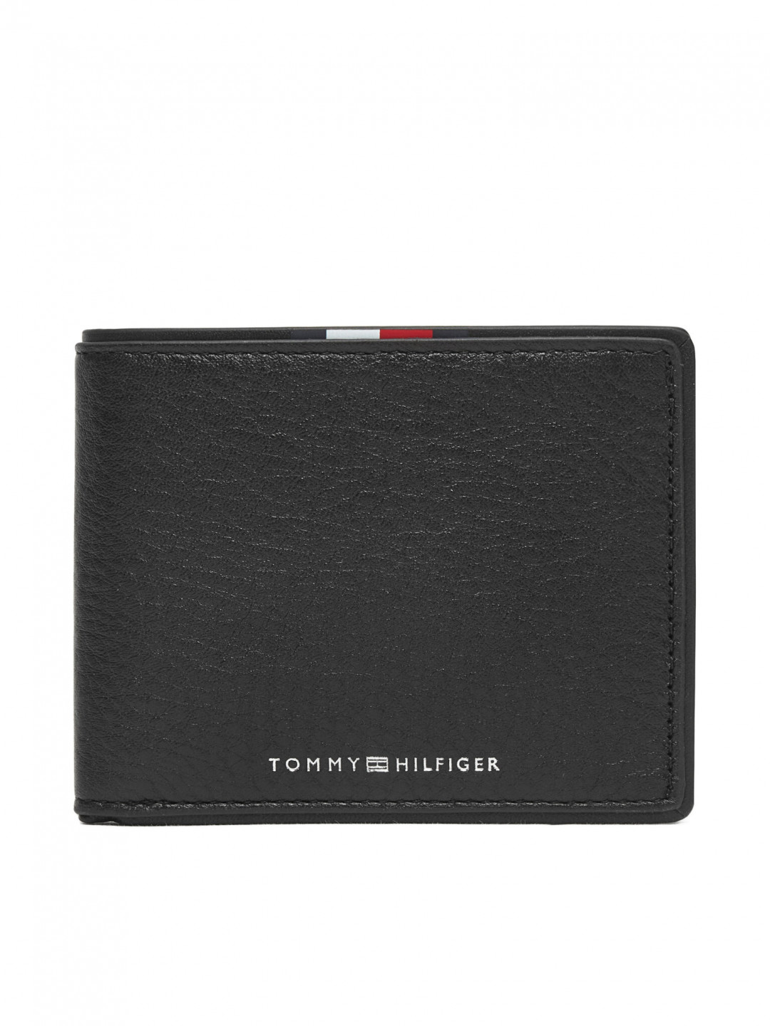 Tommy Hilfiger Velká pánská peněženka Th Corp Mini Cc Wallet AM0AM13739 Černá
